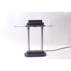 1980s, Robert Sonneman, Bankers, Desk Lamp, Post Modern, Office, ~ 251112-WH E-1